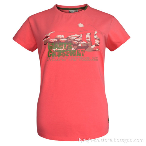 Simple Color Printed Unisex Cotton T-Shirt